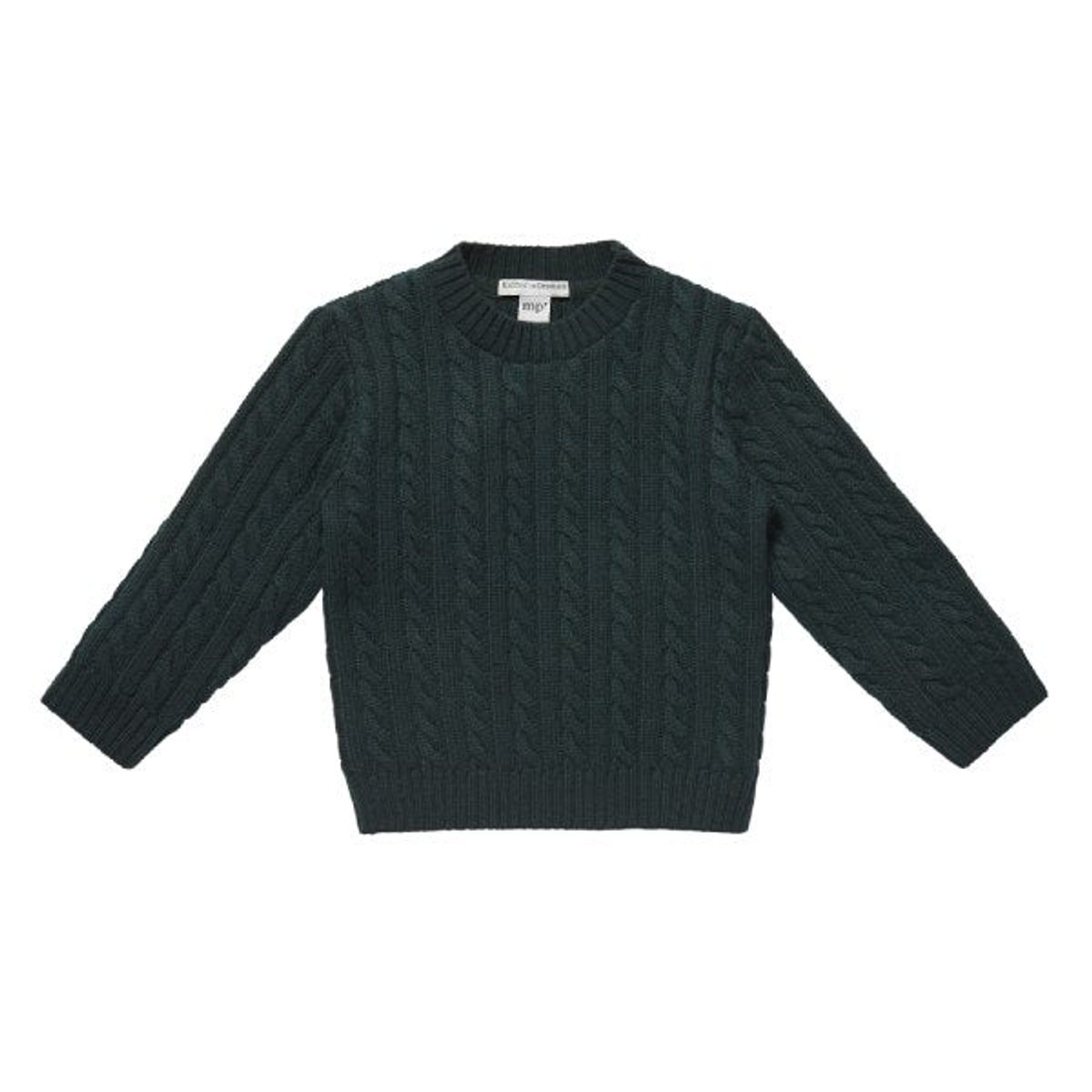 MP Denmark - Strik Cable Sweater - Army - 100