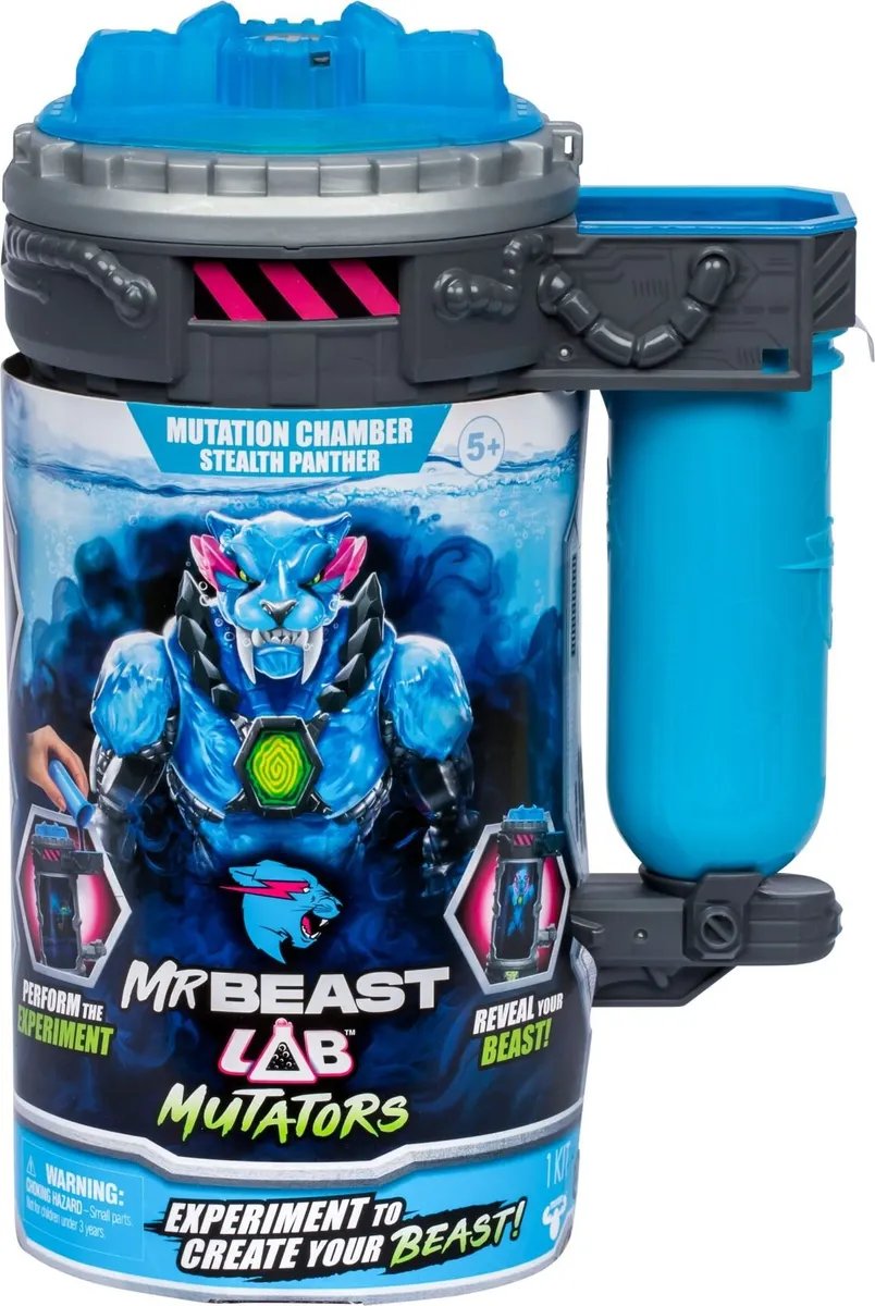 Mr. Beast Lab - Mutator Action Figur -stealth Panther