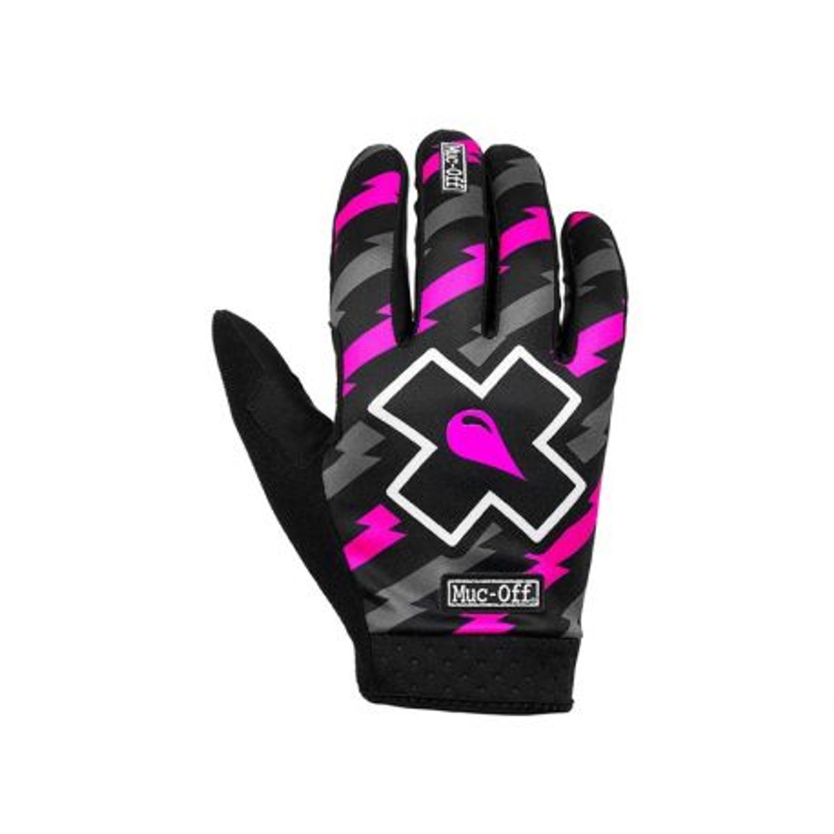 MUC-OFF cykelhandsker mtb i sort/pink