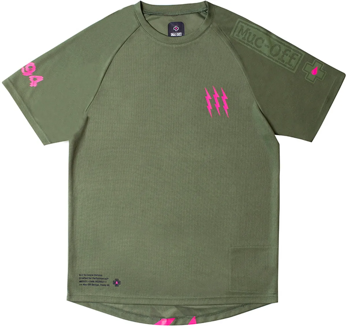 Muc-Off Riders Jersey - Short Sleeve - Grøn