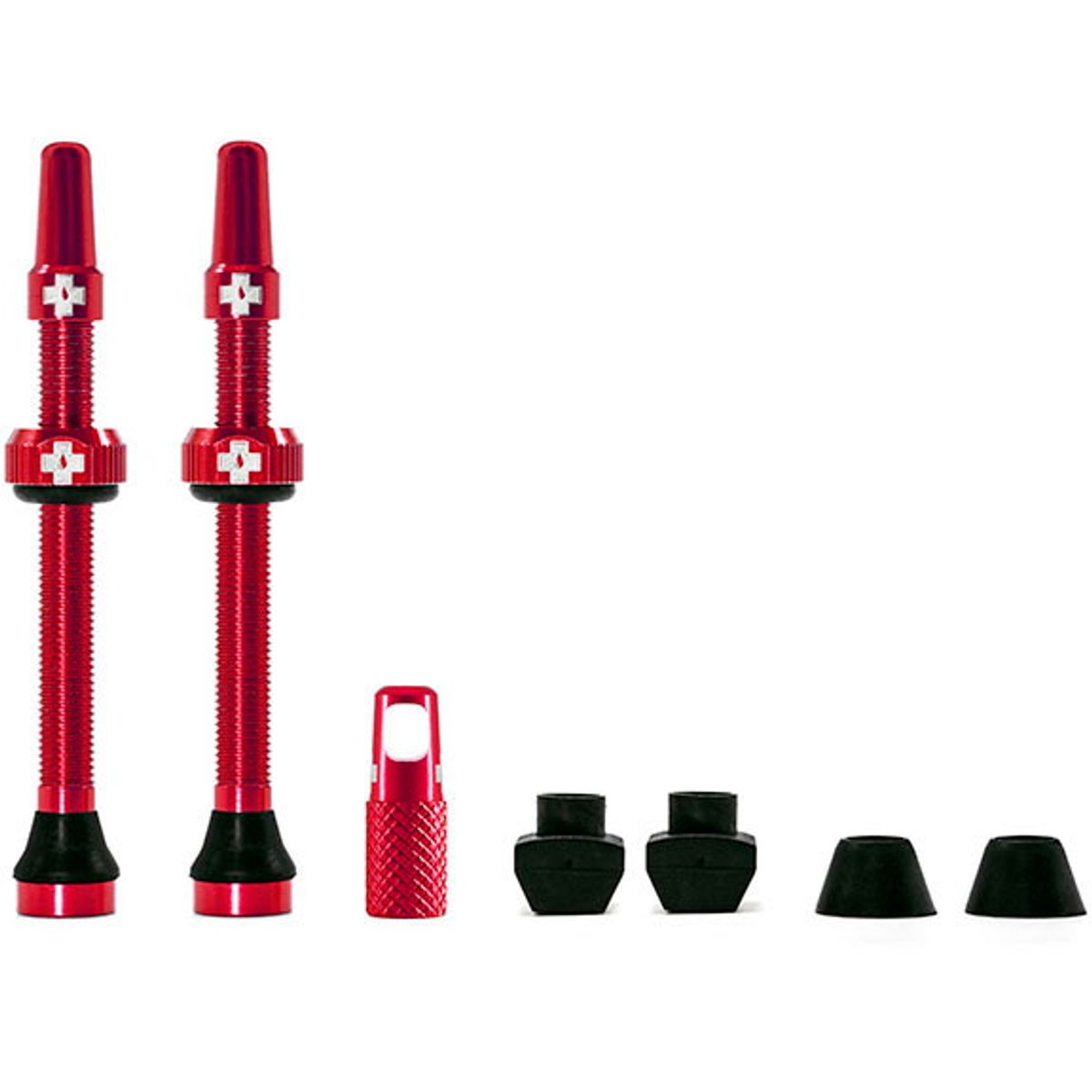 Muc-Off Tubeless Valve / Ventil Kit - 60 mm - Red