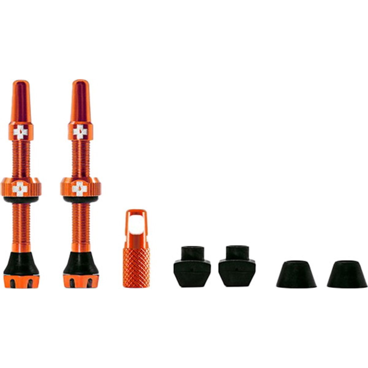 Muc-Off Tubeless Valve / Ventil Kit v2.0 - 44 mm - Orange