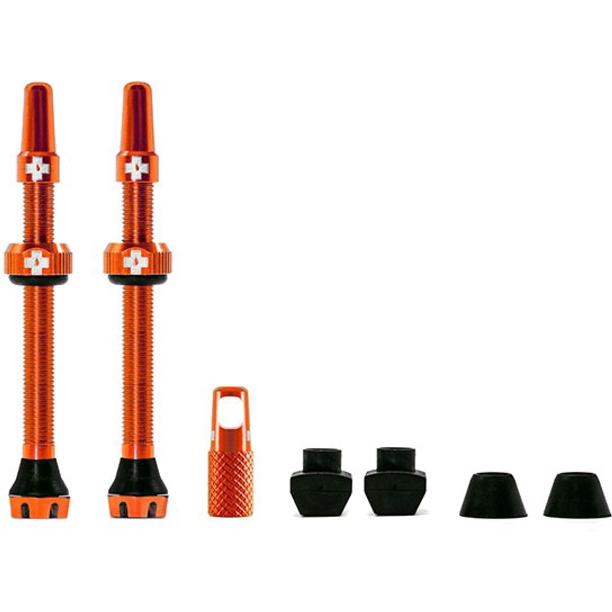 Muc-Off Tubeless Valve / Ventil Kit v2.0 - 60 mm - Orange