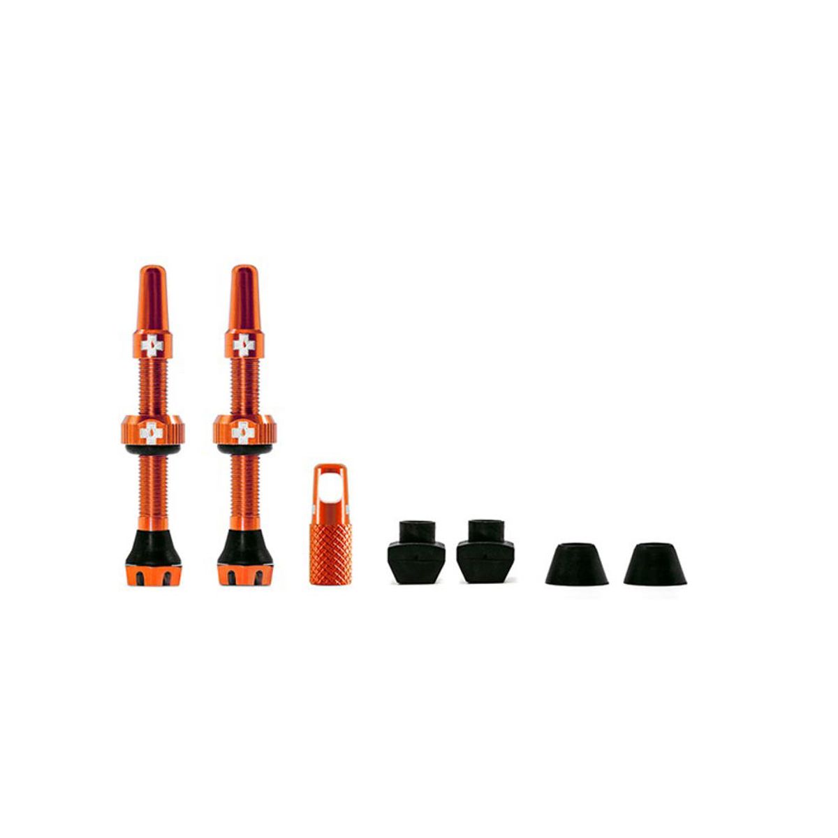 Muc-Off - Tubeless Ventiler - 44mm lange - Orange - 2 stk.