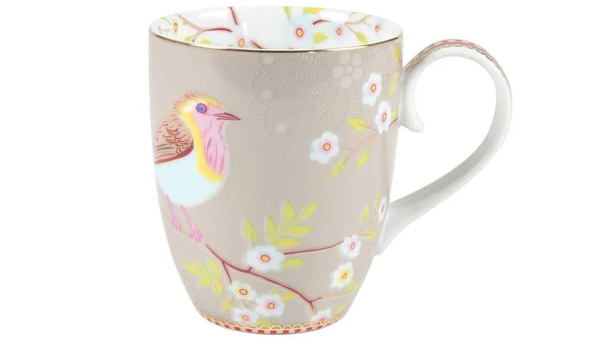 Mug Large Early Bird Khaki 350ml