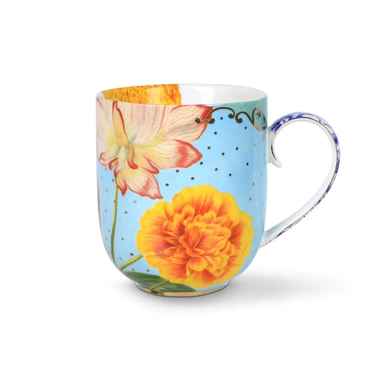 Mug Large Royal Flowers 325ml