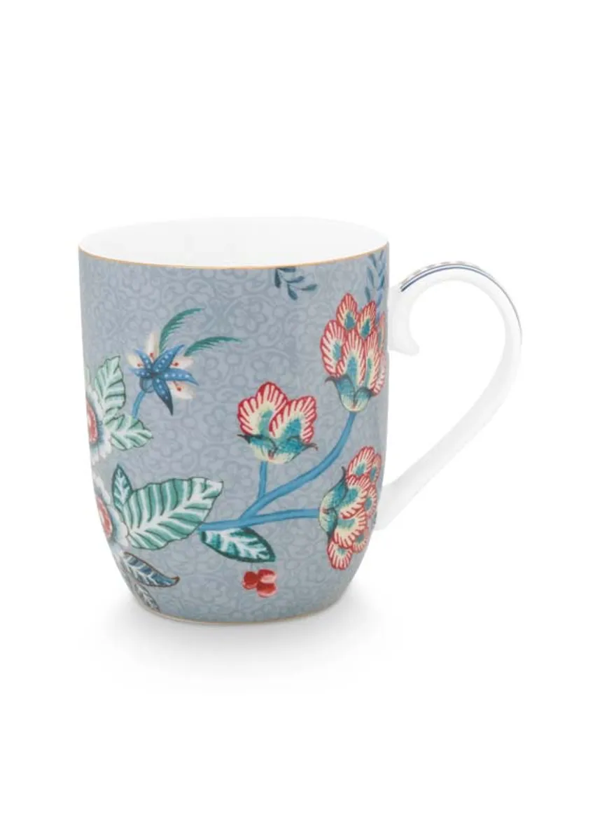 Mug Small Flower Festival Light Blue145ml