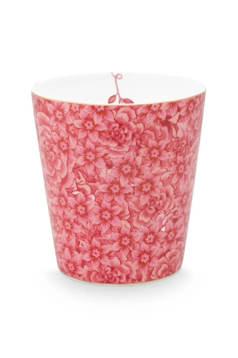 Mug Small without Ear Royal Flower Pink 230ml