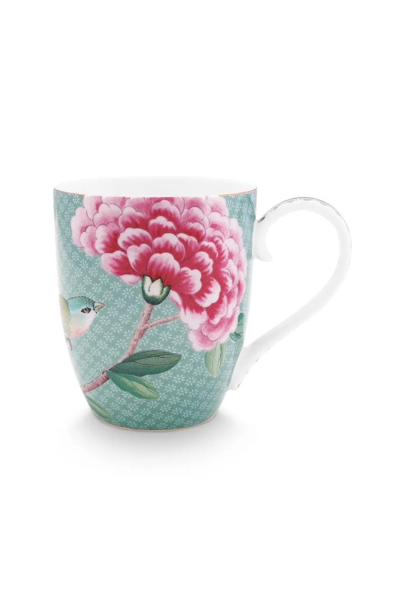 Mug XL Blushing Birds Blue 450ml