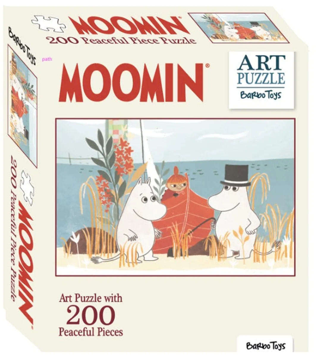 Mumin Art Puslespil - 200 brikker - Rød