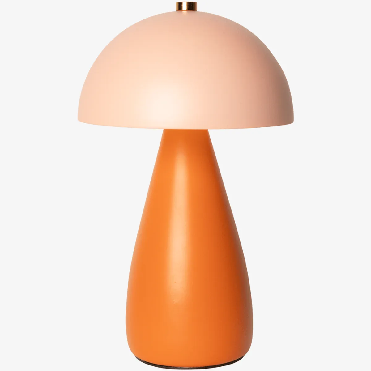 Mushroom LED lampe, Orange / pink