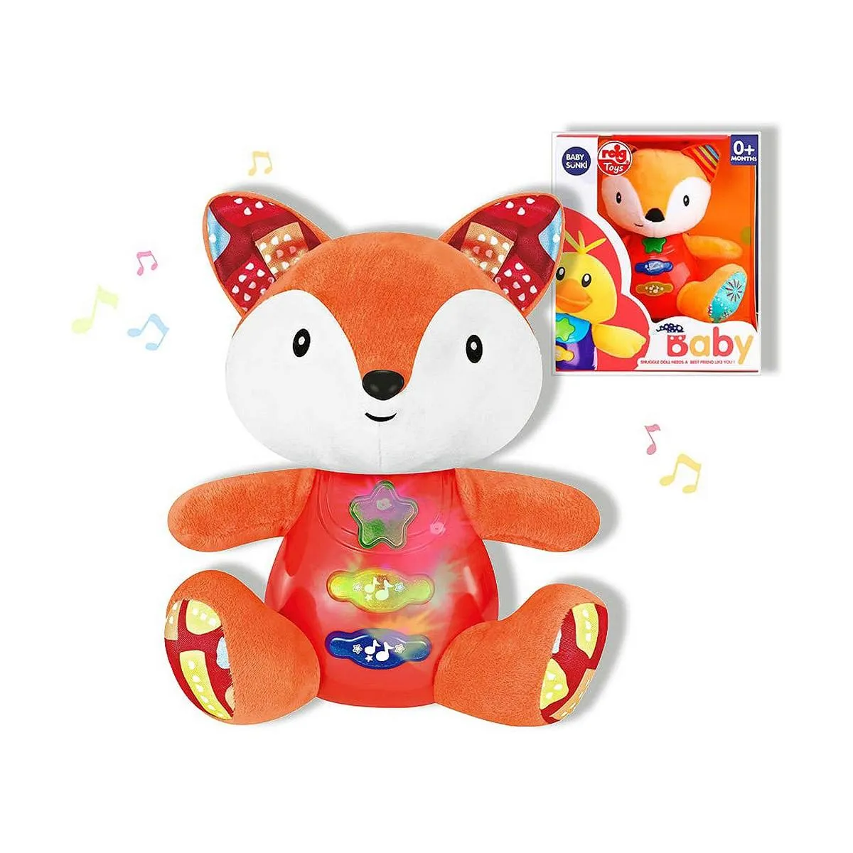 Musical Bamse Reig Ræv 15 cm