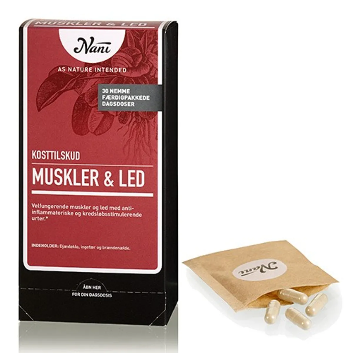 Muskler og led helsepakke - 30 breve - Nani