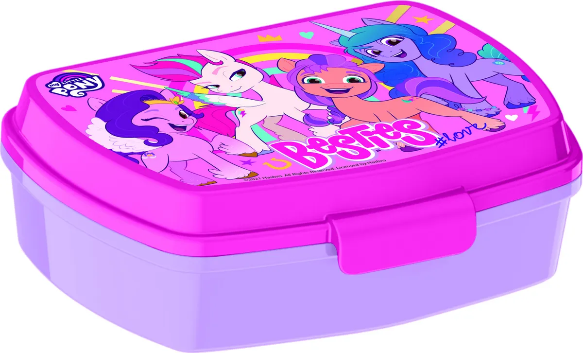 My Little Pony - Madkasse Til Børn - Besties - Pink