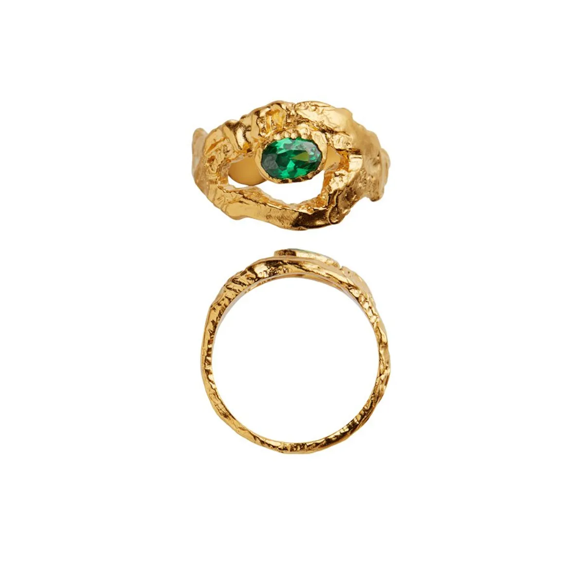 My Love w. Green Stone Ring - 56