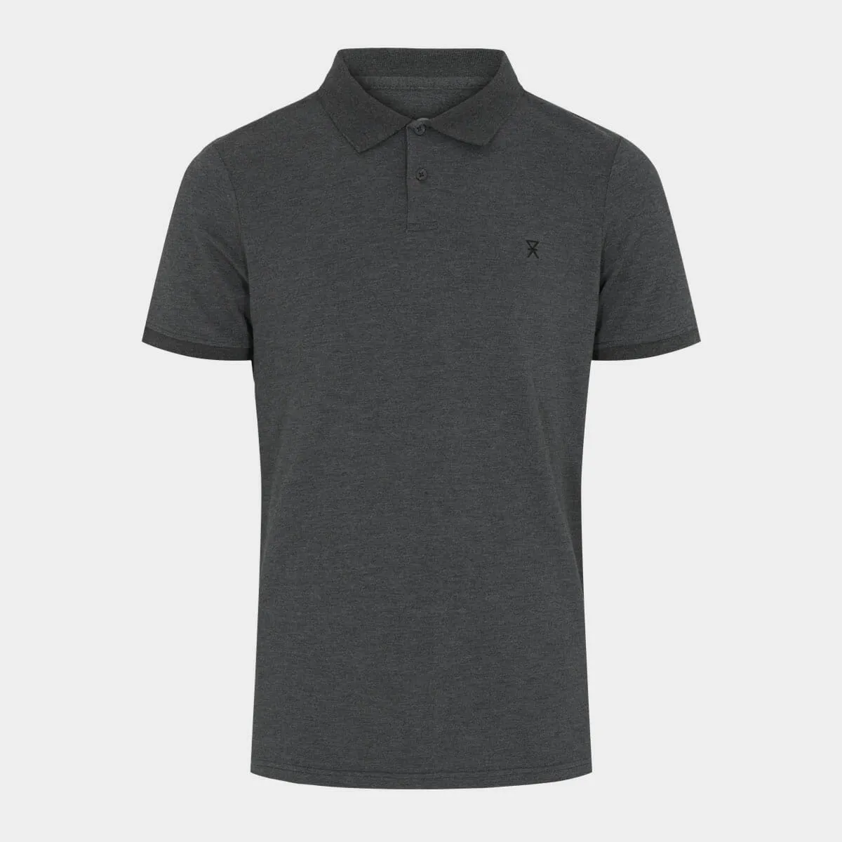 Mørkegrå pique bambus polo shirt til mænd fra JBS of Denmark, L