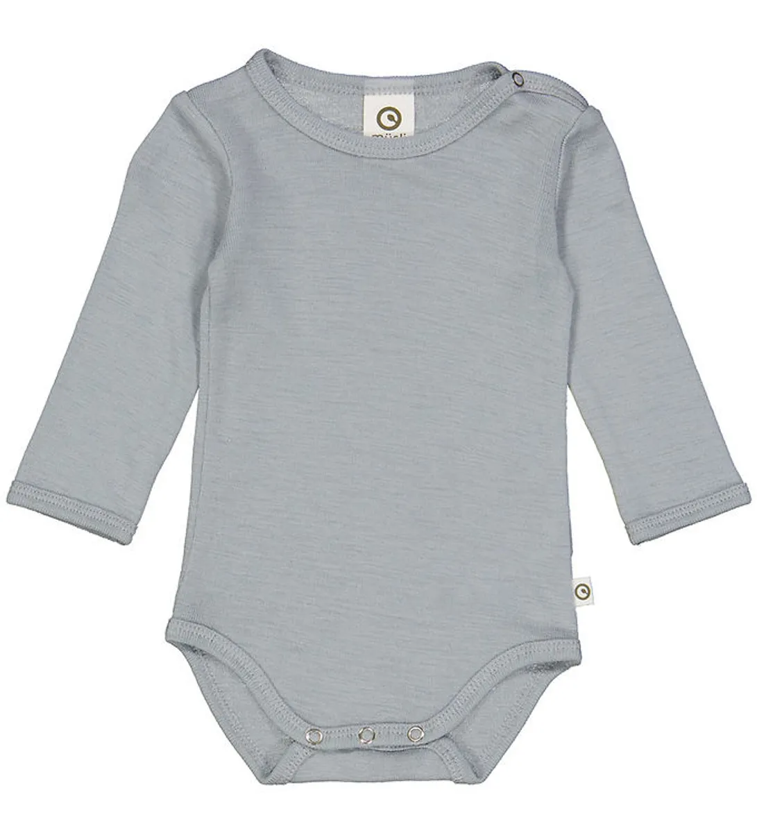 Müsli Body l/æ - Uld - Woolly - Jasmin Blue