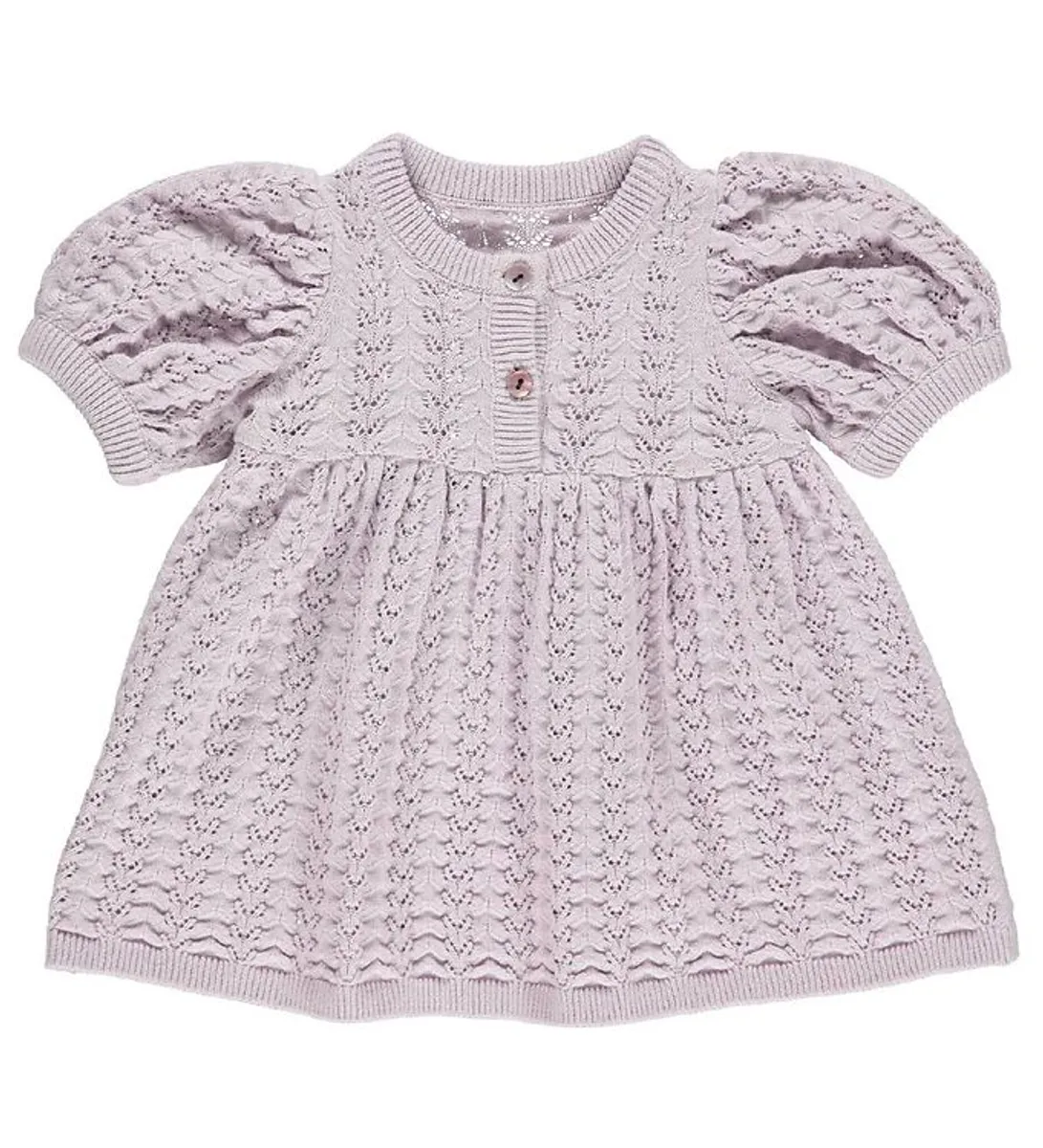 Müsli Kjole - Strik - Needle Out - Soft Lilac