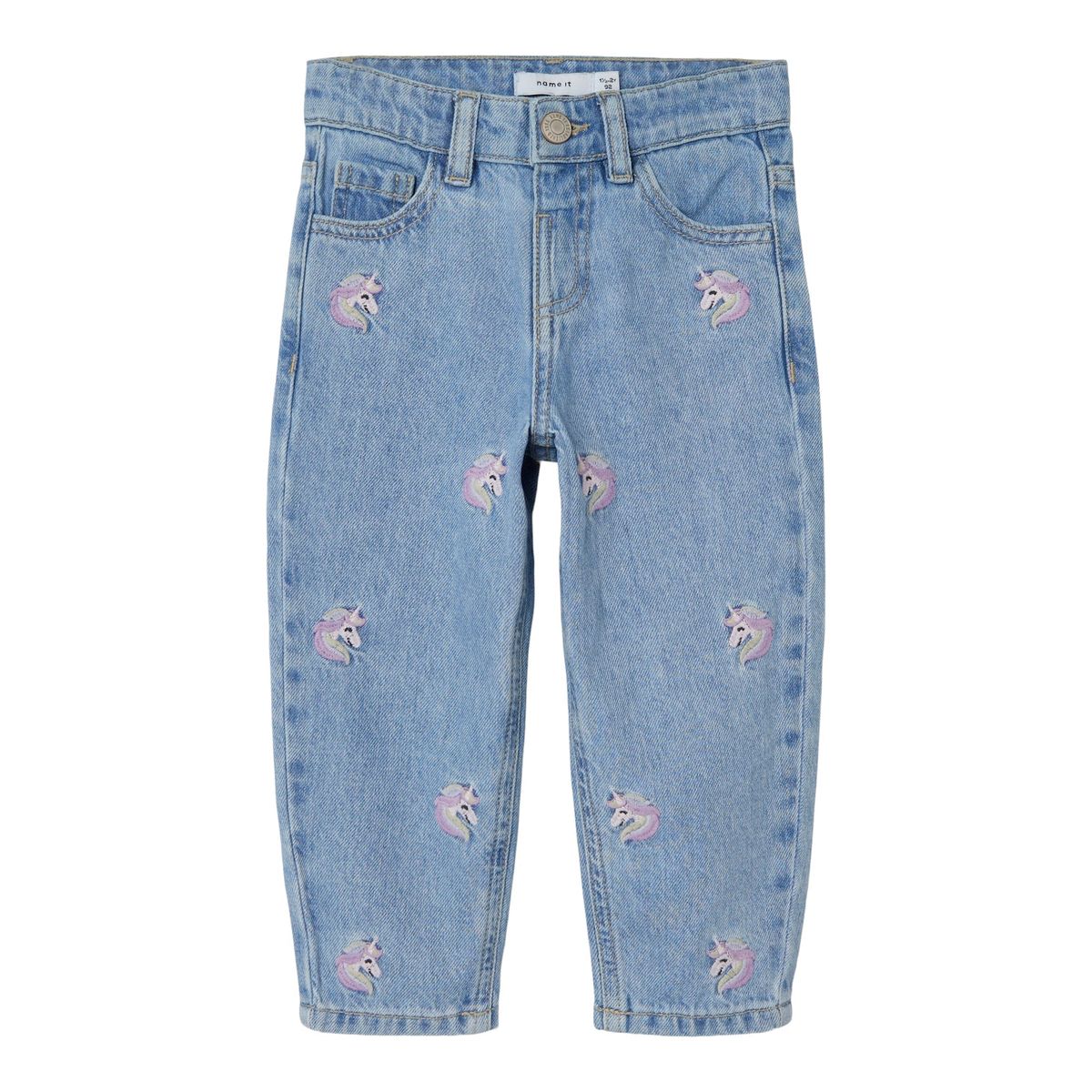 Name It Bella Denim Jeans - Light Blue Denim - 80 cm