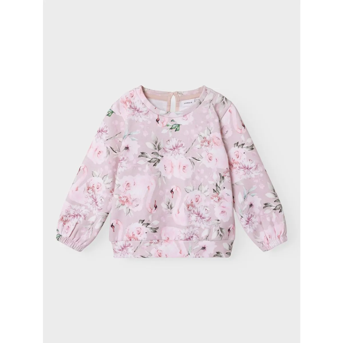 NAME IT Blomster Sweatshirt Tonia Sepia Rose