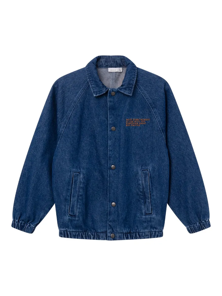 NAME IT Oversize Denim Overshirt Kasper Dark Blue