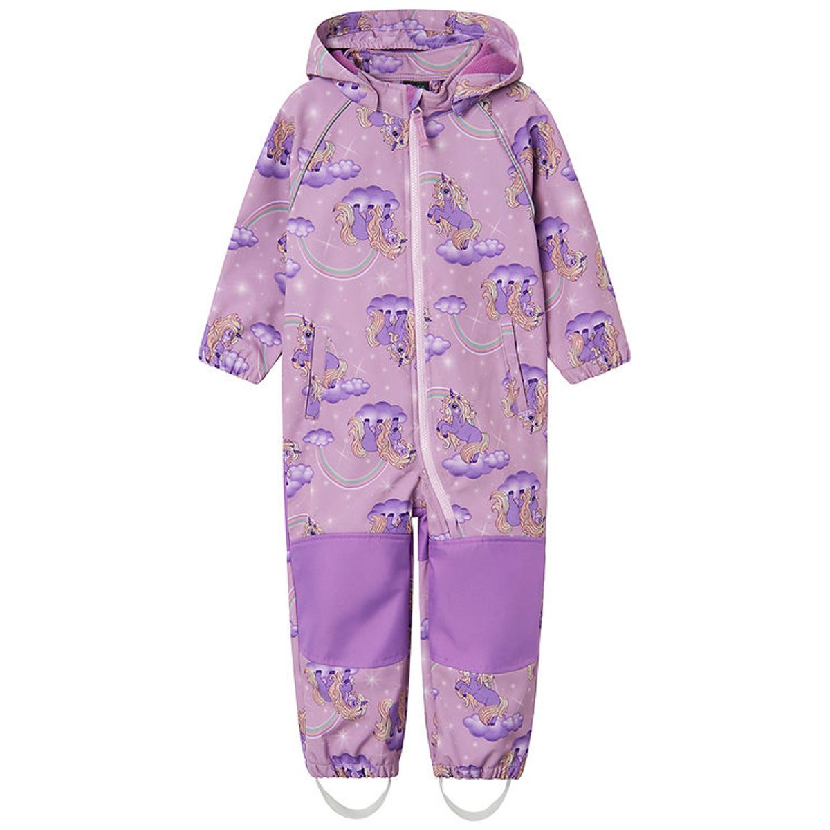 Name It Softshelldragt m. Fleece - NmfAlfa - Orchid Bloom m. Enh