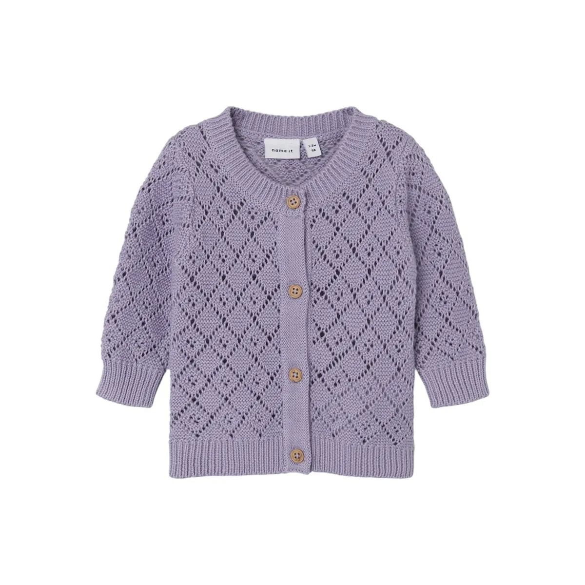 NAME IT Strik Cardigan Desina Heirloom Lilac