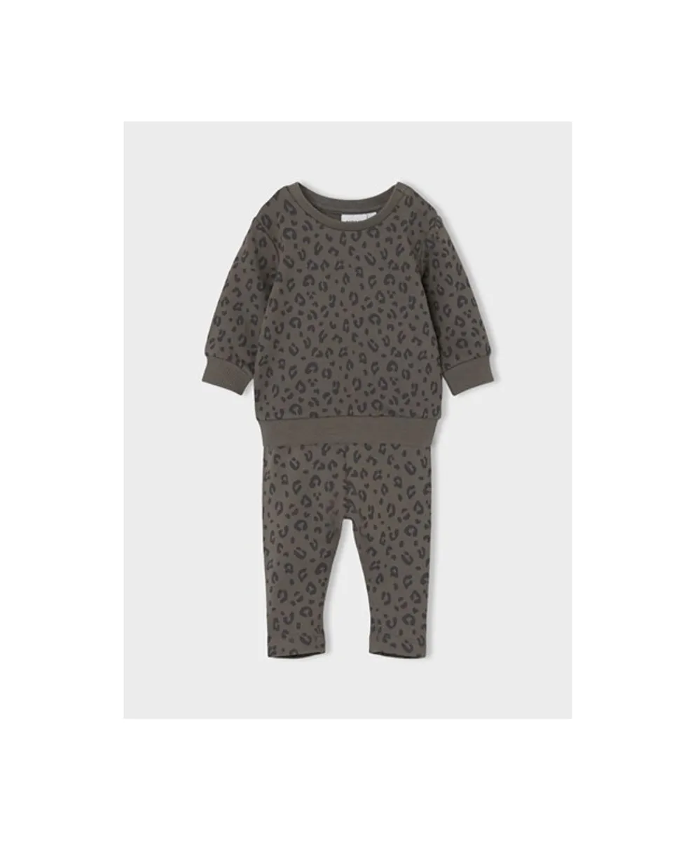 Name It Sweat set i grå til baby