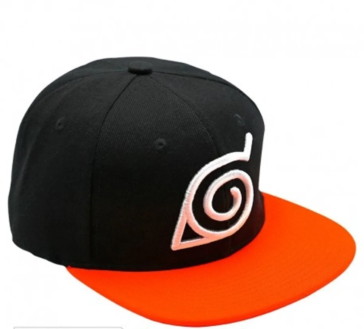 Naruto Shippuden - Black & Orange - Konoha - Snapback Cap