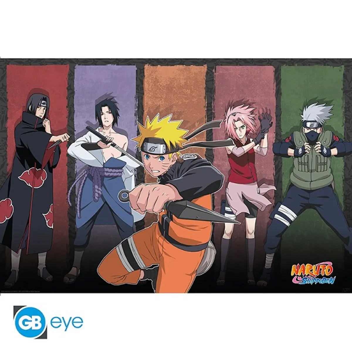 Naruto Shippuden - Naruto & Allies - Poster/Plakat 61x91.5cm