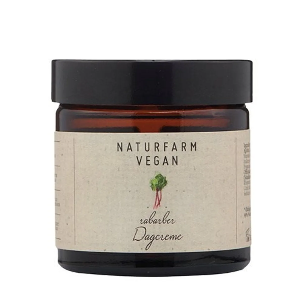 Naturfarm Vegan Dagcreme Rabarber, 60 ml.