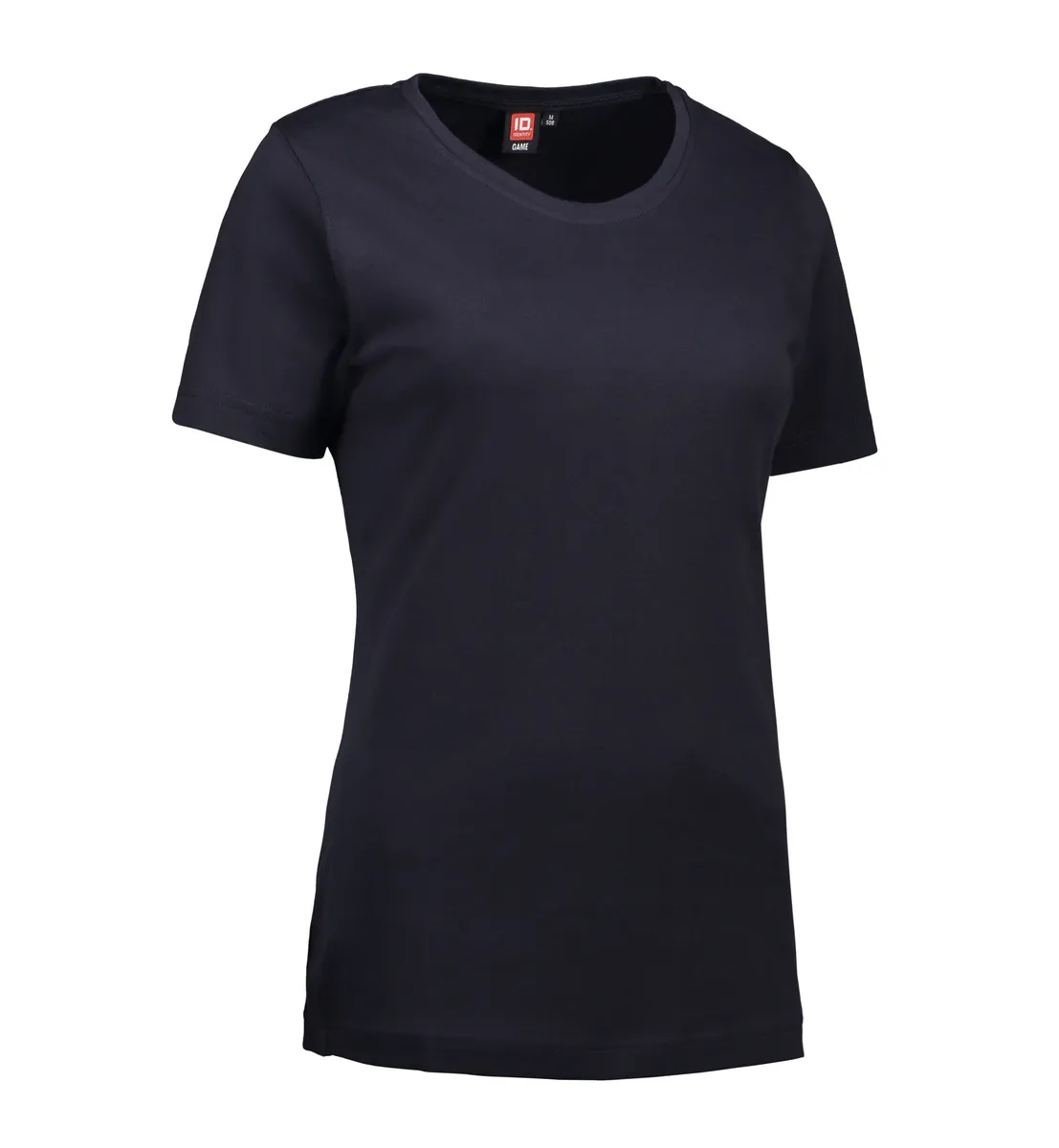 Navy t-shirt med rund hals til damer - 2XL