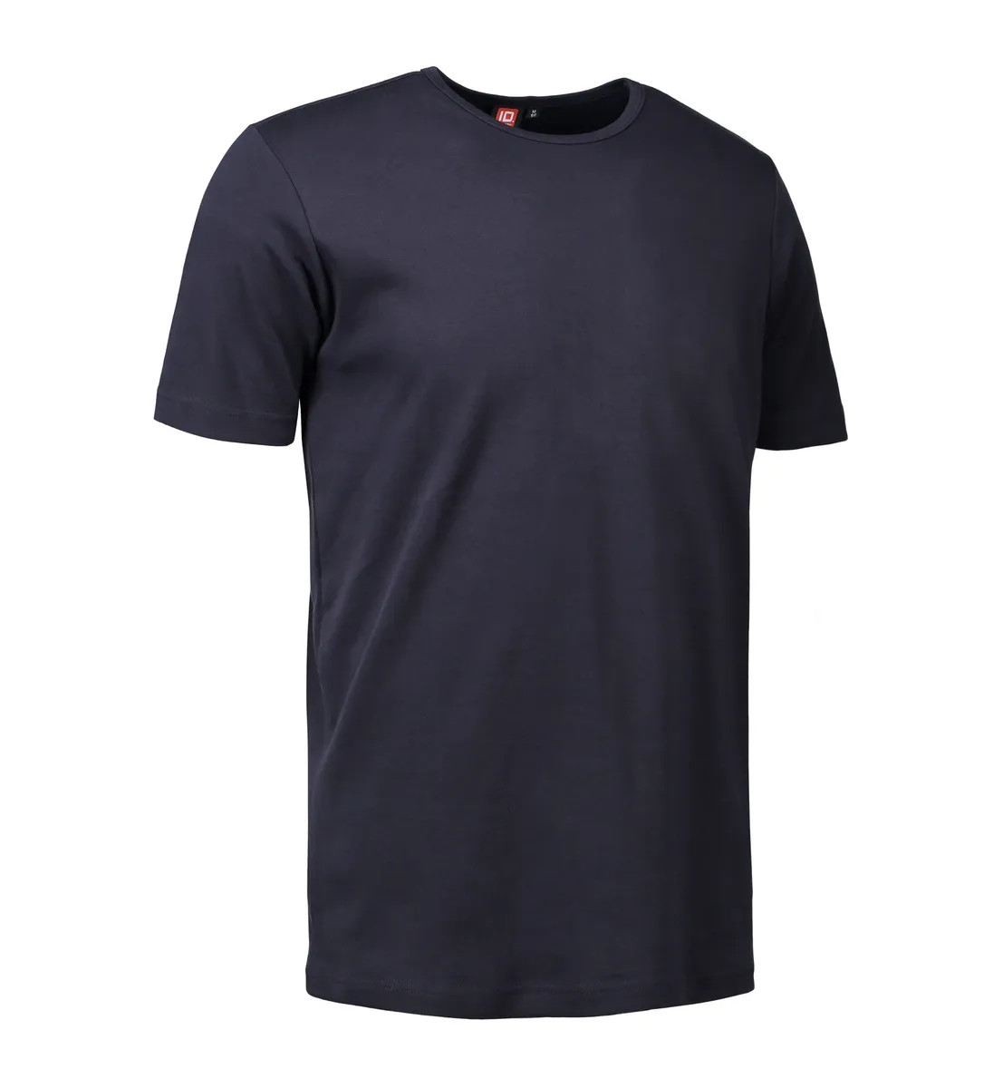 Navy t-shirt med rund hals til mænd - L