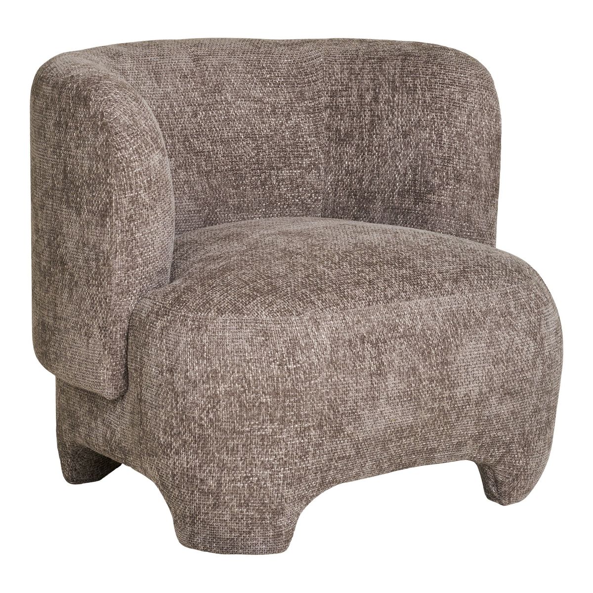 Nazare Loungestol - Loungestol, Beige Stof Med Sorte Ben, Hn1280