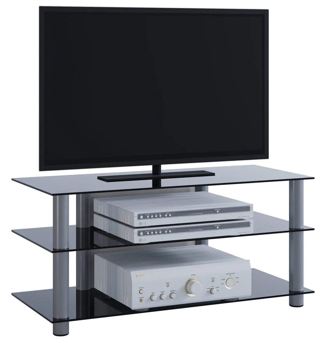 Netasa TV-Rack: Stilfuld opbevaring til din TV & HiFi (95x42x46 cm)