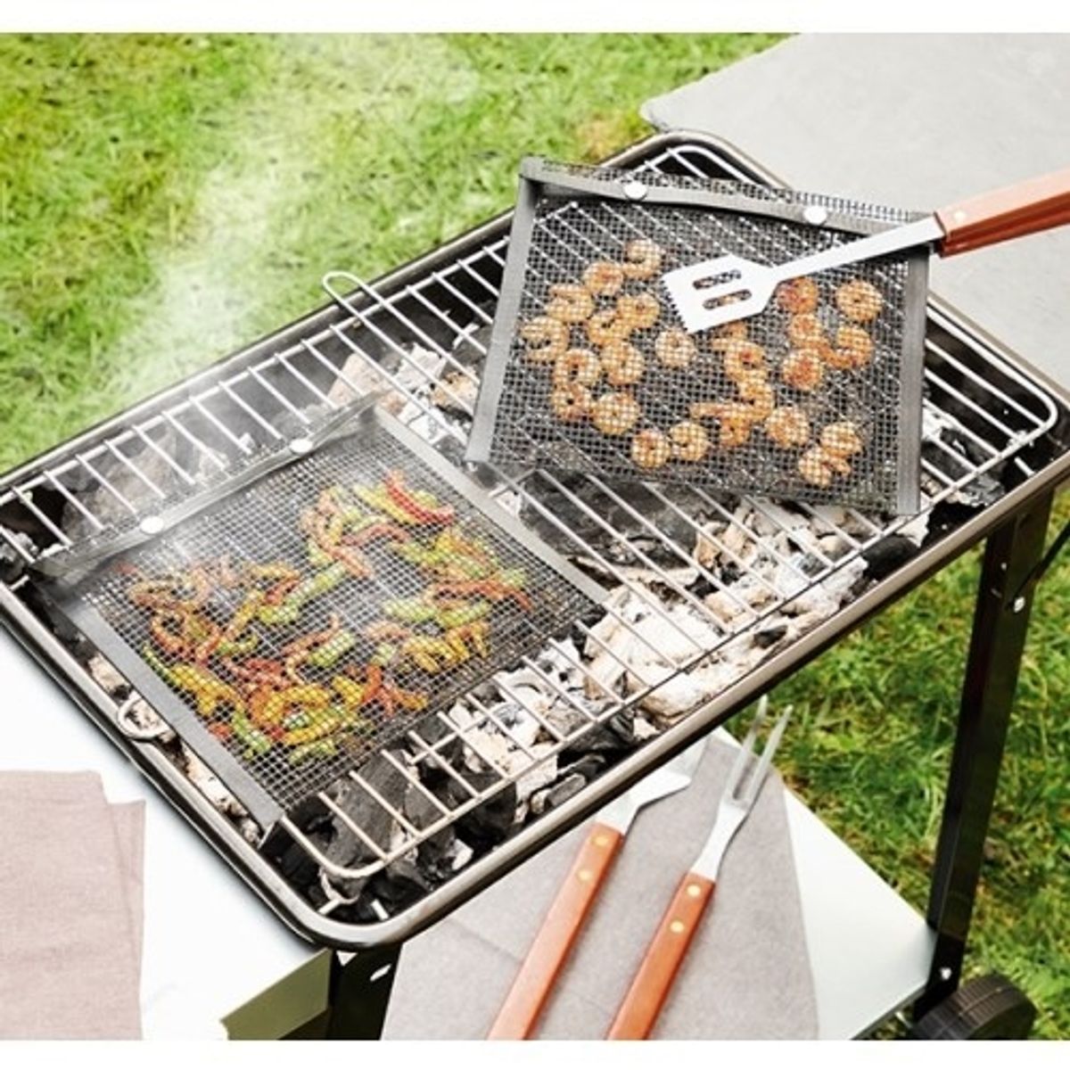 Netpose til grill Bbqnet (Pakke med 2) - InnovaGoods