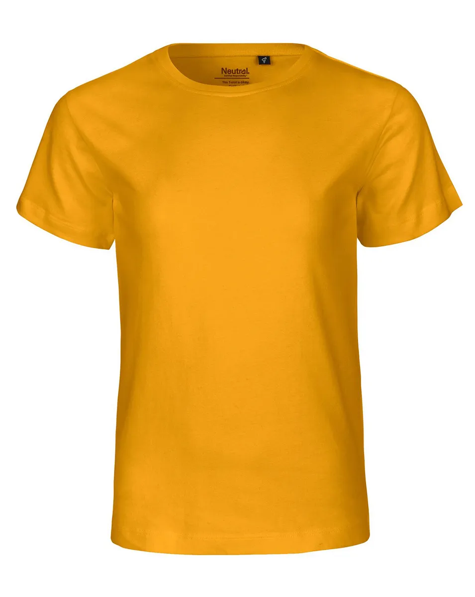 Neutral Børn T-Shirt Gul