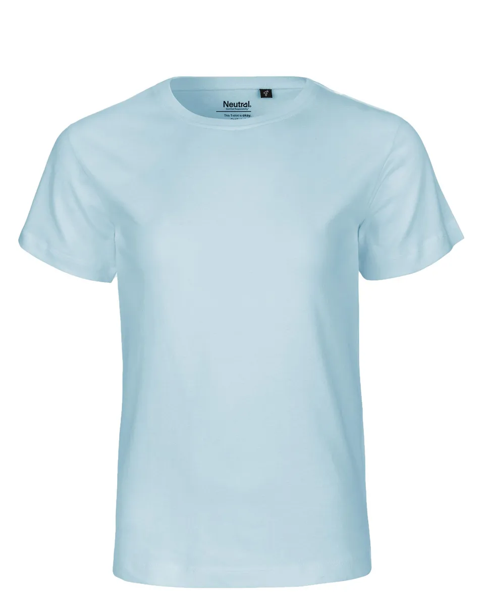 Neutral Børn T-Shirt Light Blå