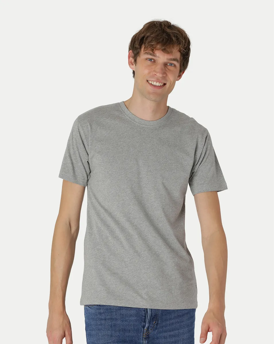 Neutral Classic T-Shirt Grå Melange