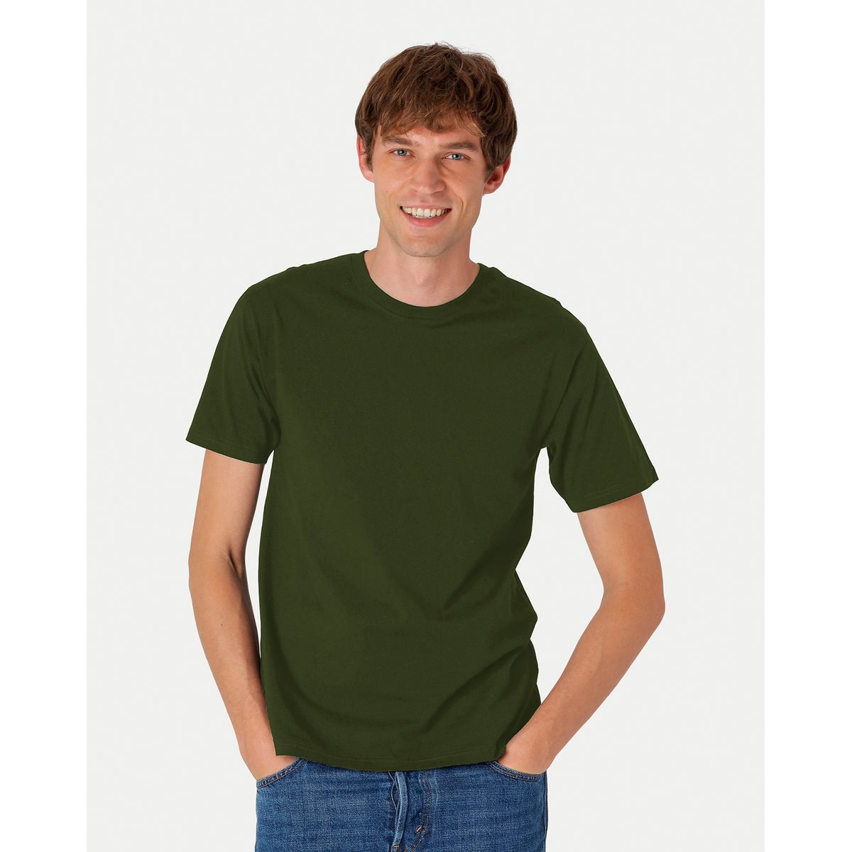 Neutral Classic T-Shirt Oliven