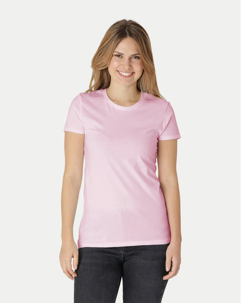 Neutral Dame Fitted T-Shirt Light Rose