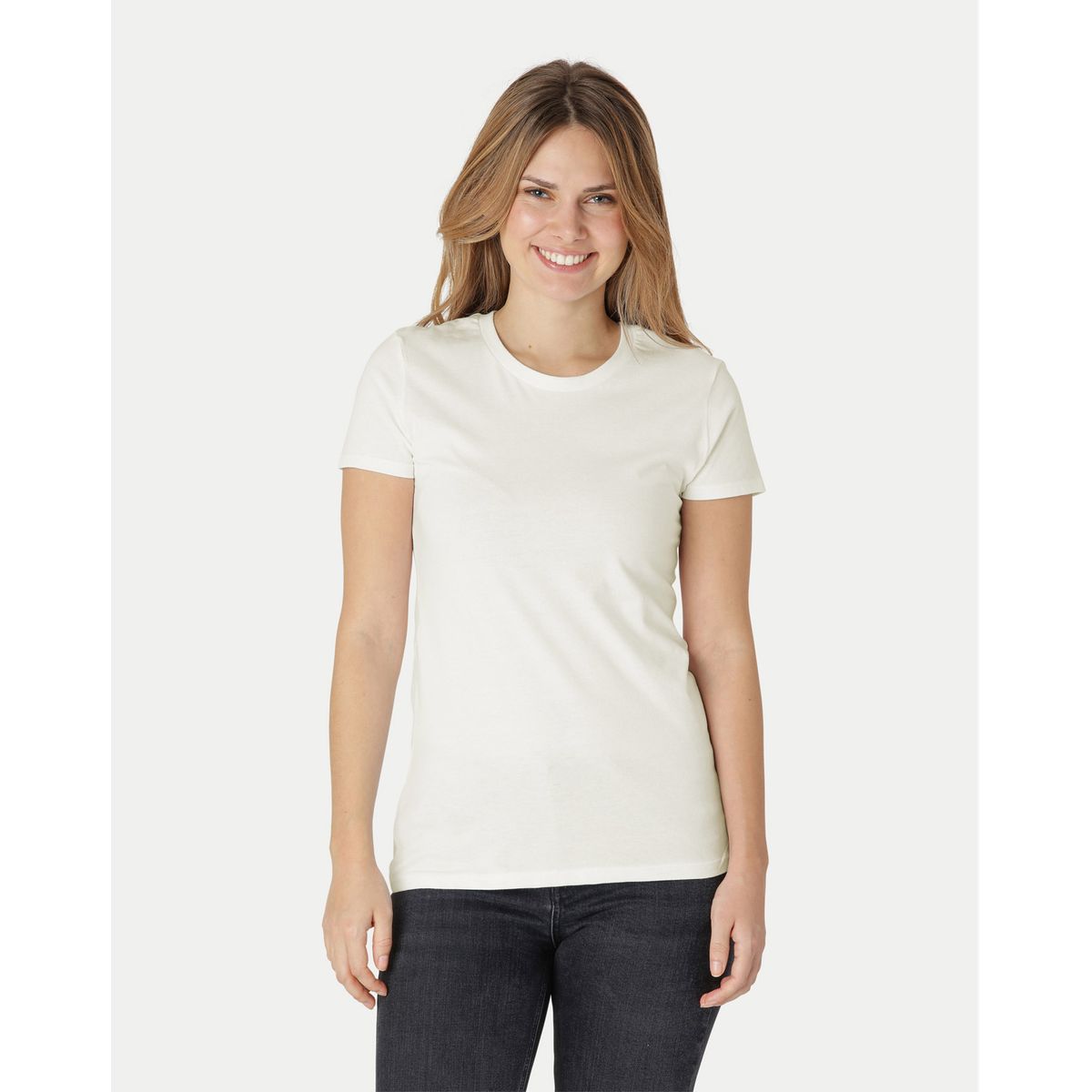 Neutral Dame Fitted T-Shirt Natur