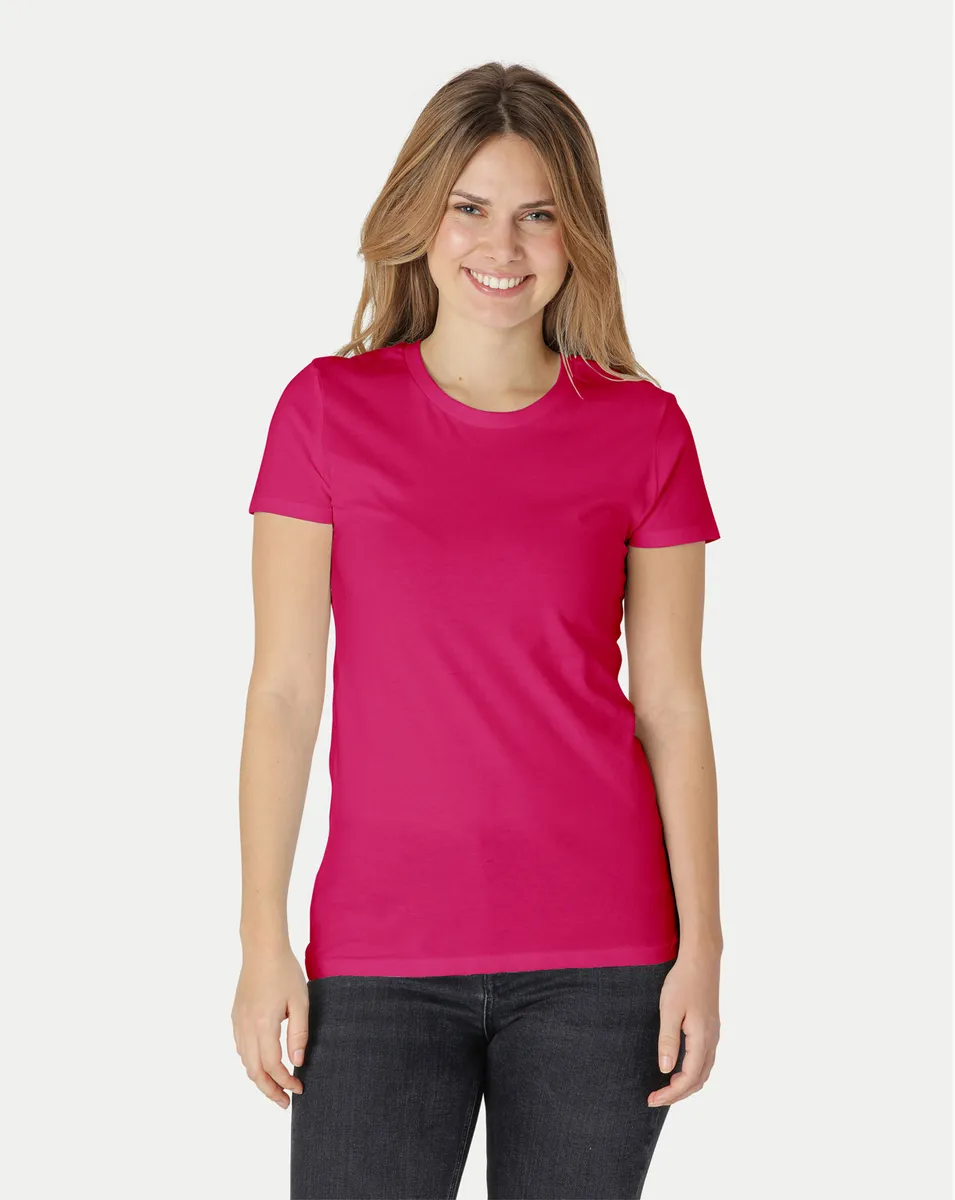 Neutral Dame Fitted T-Shirt Pink