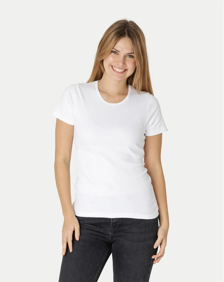 Neutral Dame Interlock T-Shirt Bottle Hvid