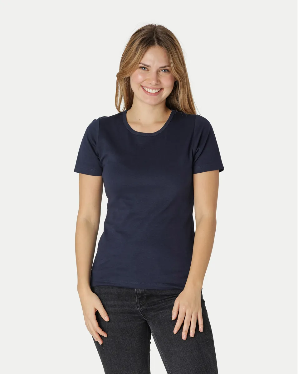 Neutral Dame Interlock T-Shirt Bottle Navy