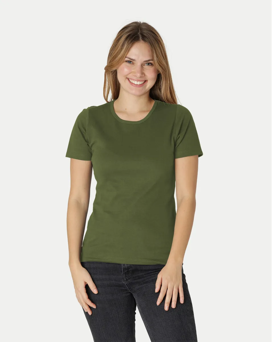 Neutral Dame Interlock T-Shirt Bottle Oliven