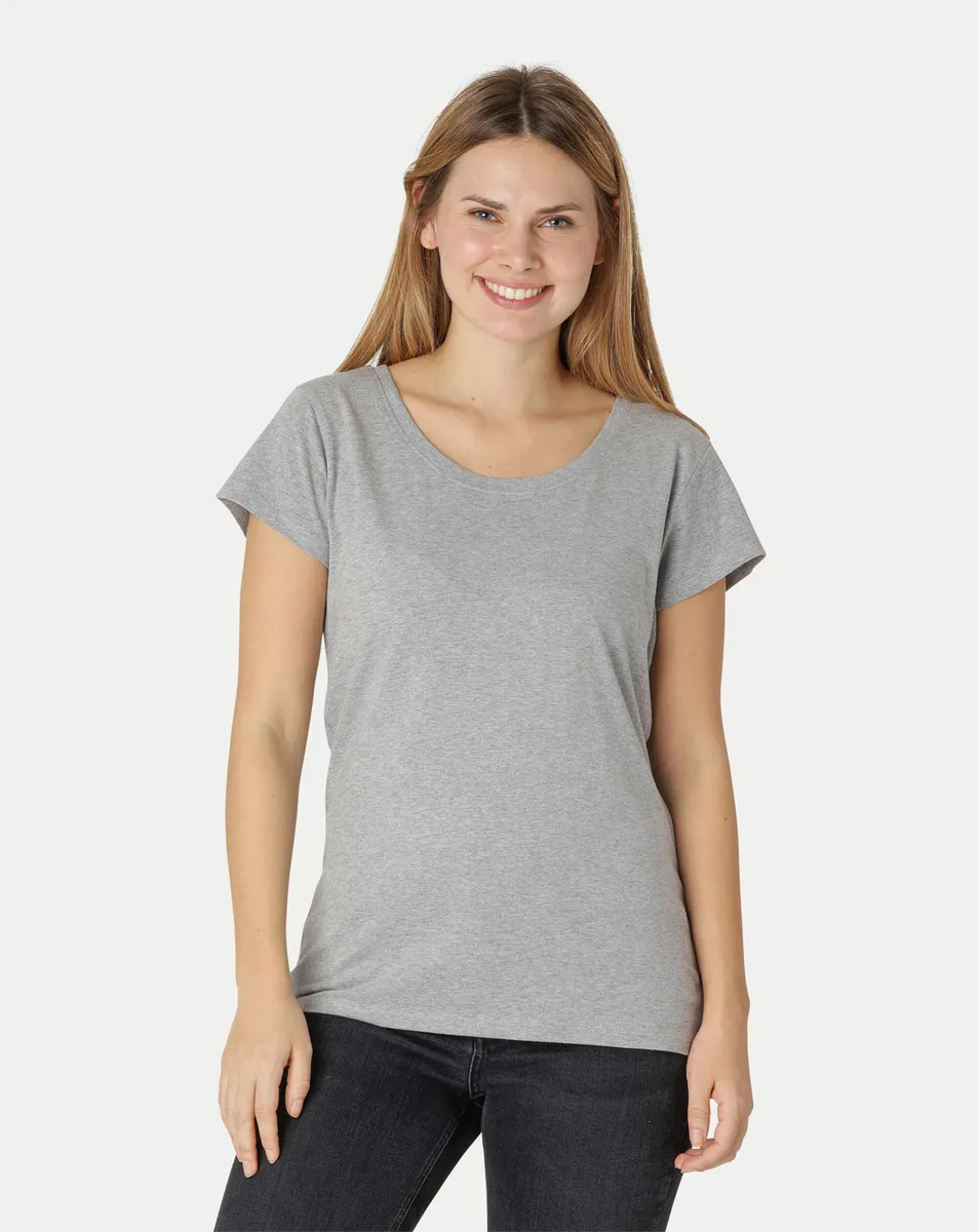 Neutral Dame Loose Fit T-Shirt Grå