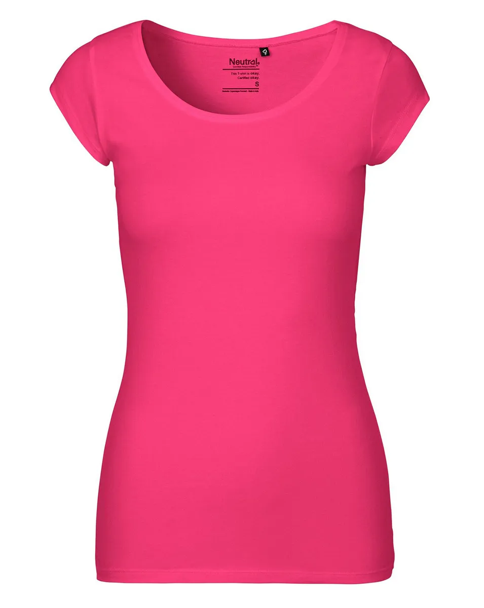 Neutral Dame Round neck Kortærmet T-Shirt Pink