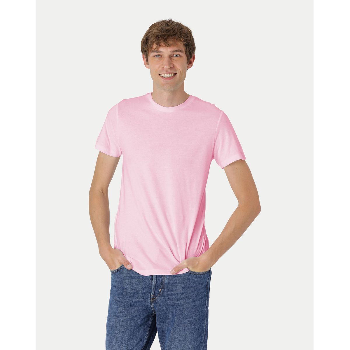 Neutral Fitted T-Shirt Light Rose