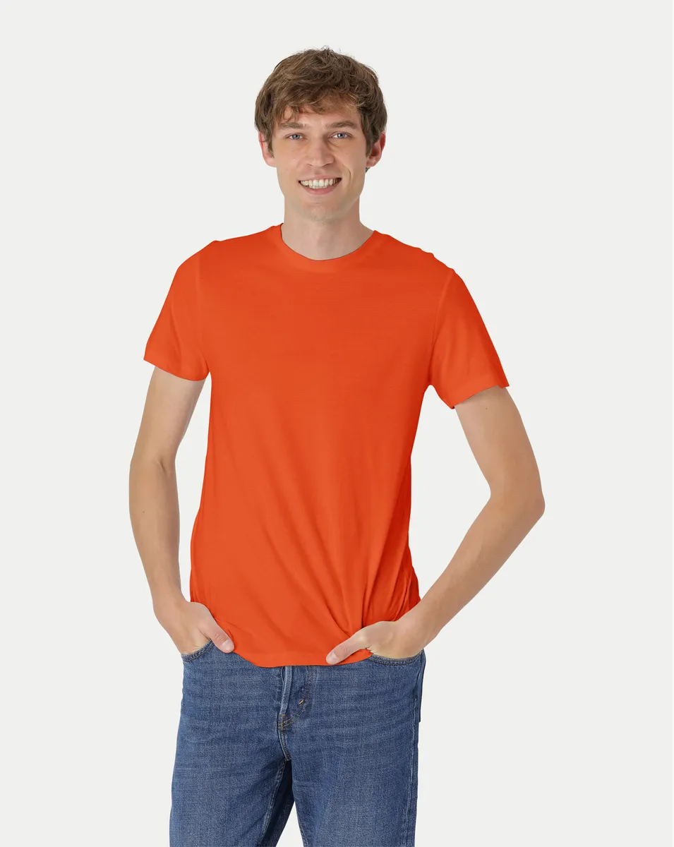 Neutral Fitted T-Shirt Orange